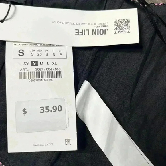 Zara Tweed Multicolor Corset Bustier NWT Size S - Picture 6 of 7